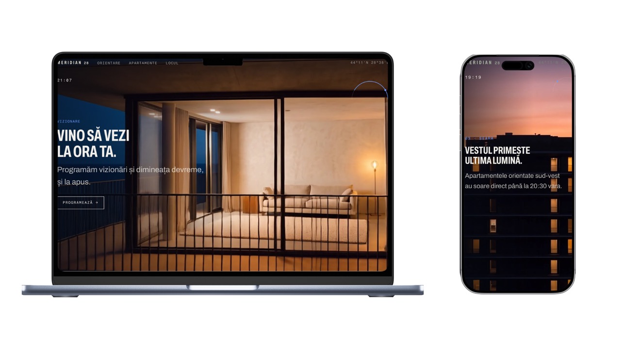 Meridian 28 — Business Website built by Netreach