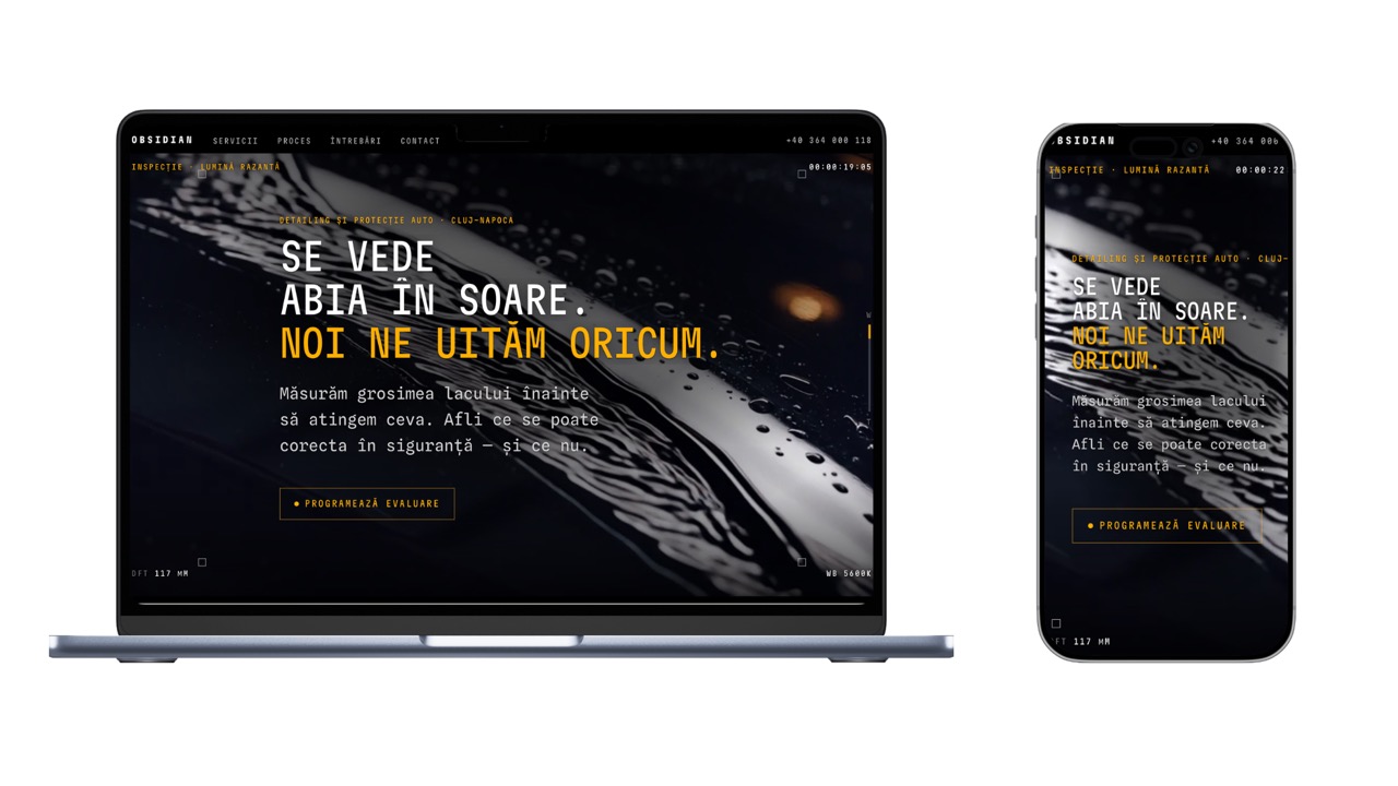 Obsidian — Business Website built by Netreach