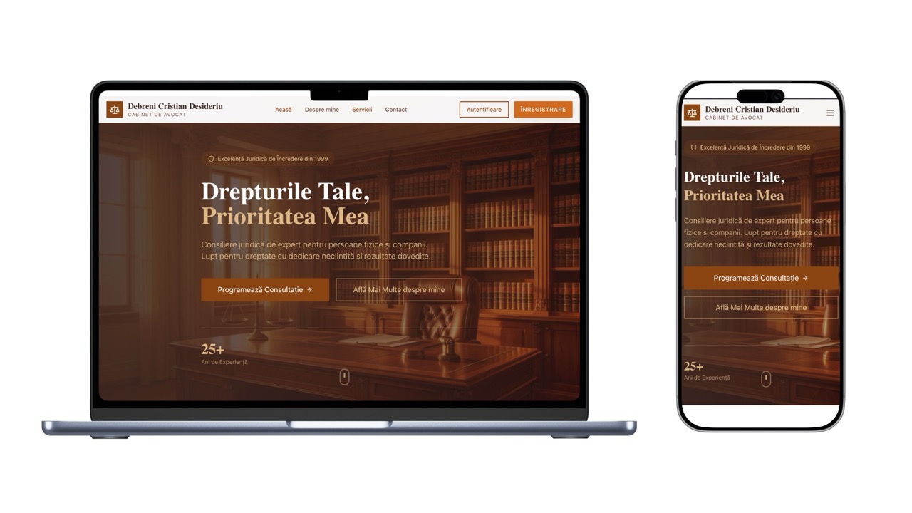 Debreni Cristian — Web Platform realizat de Netreach