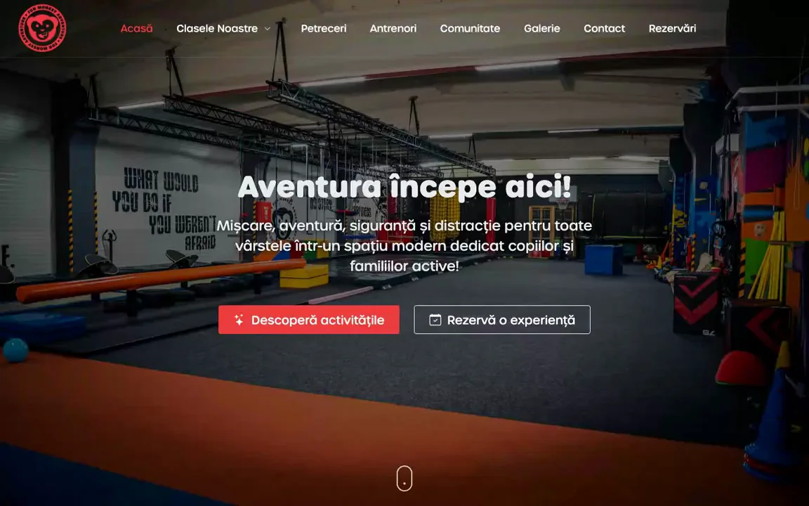Fun Monkey Adventure, Web Platform built by Netreach