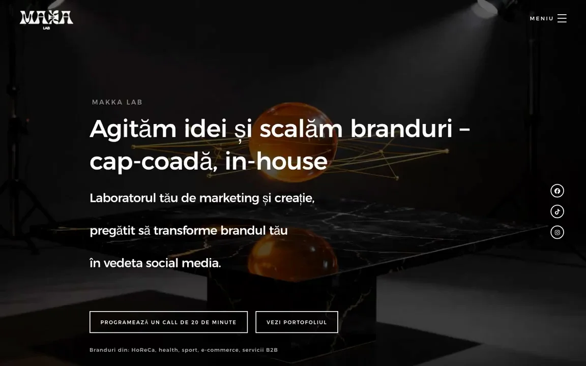 Makka Lab, Business Website built by Netreach