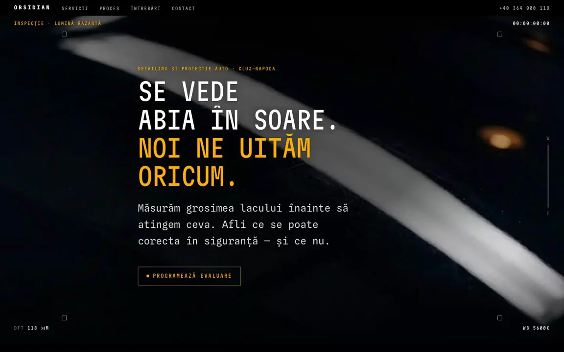 Obsidian, Business Website built by Netreach